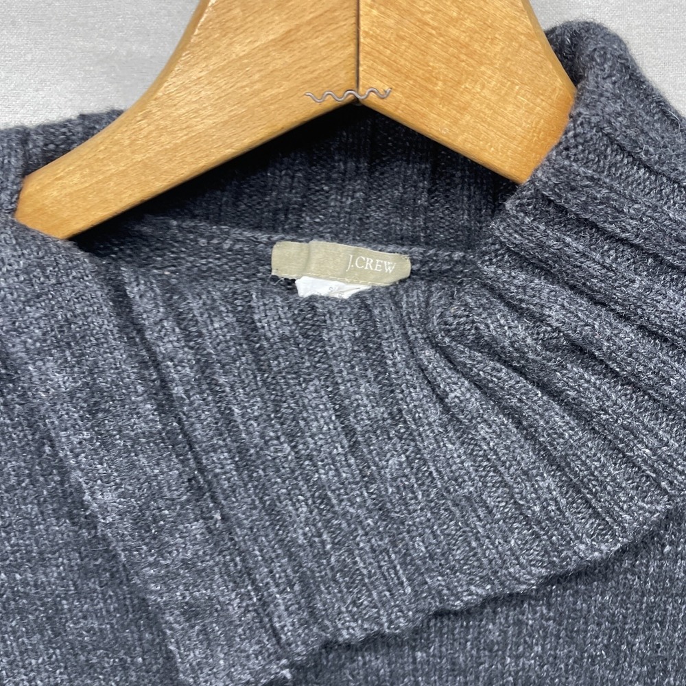 Women's J. Crew Lambswool Alpaca Blend Gray Sweater Size Small - Picture 2 of 5
